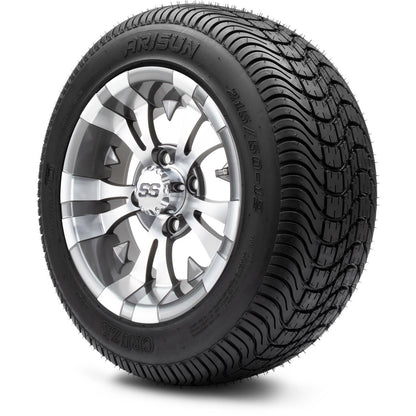12" MODZ Vampire Gunmetal - Tire and Wheel Combo