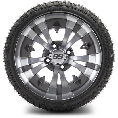 12" MODZ Vampire Gunmetal - Tire and Wheel Combo