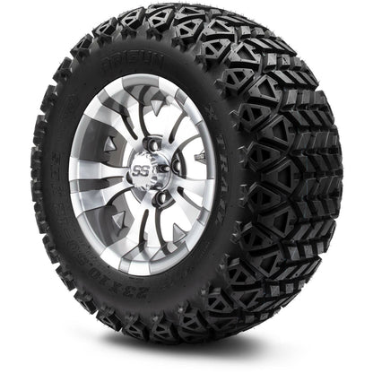 12" MODZ Vampire Gunmetal - Tire and Wheel Combo