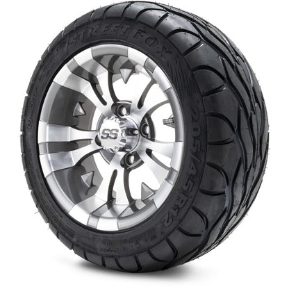 12" MODZ Vampire Gunmetal - Tire and Wheel Combo