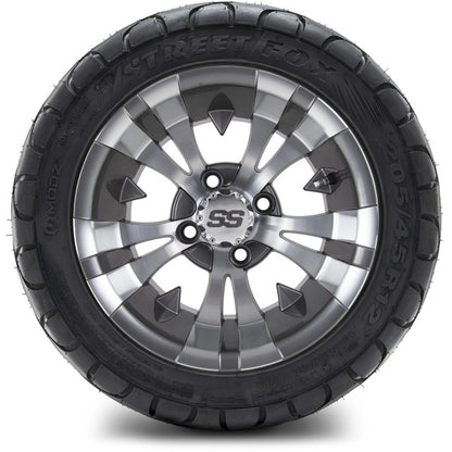 12" MODZ Vampire Gunmetal - Tire and Wheel Combo