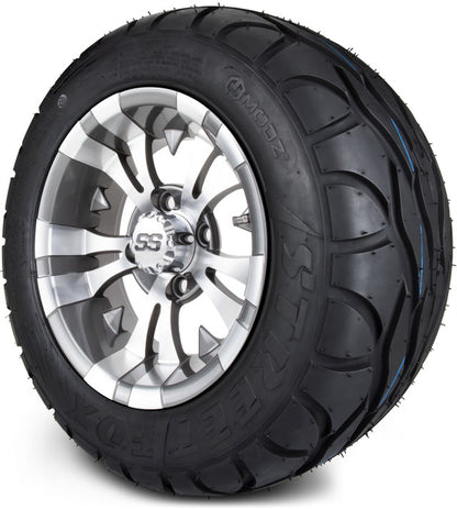 12" MODZ Vampire Gunmetal - Tire and Wheel Combo