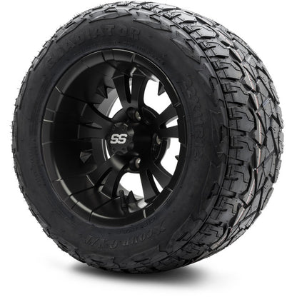 12" MODZ Vampire Matte Black - Tire and Wheel Combo