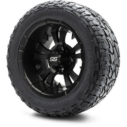 12" MODZ Vampire Matte Black - Tire and Wheel Combo