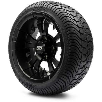 12" MODZ Vampire Matte Black - Tire and Wheel Combo