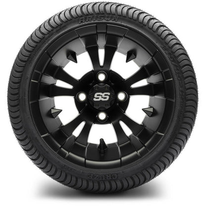 12" MODZ Vampire Matte Black - Tire and Wheel Combo