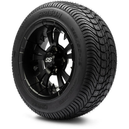 12" MODZ Vampire Matte Black - Tire and Wheel Combo