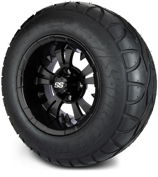12" MODZ Vampire Matte Black - Tire and Wheel Combo