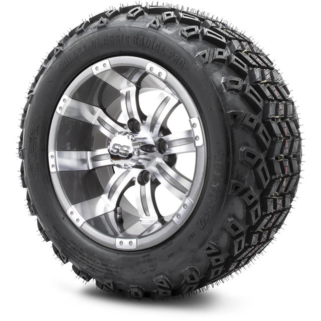 12" MODZ Tempest Gunmetal - Tire and Wheel Combo