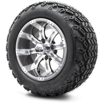 12" MODZ Tempest Gunmetal - Tire and Wheel Combo