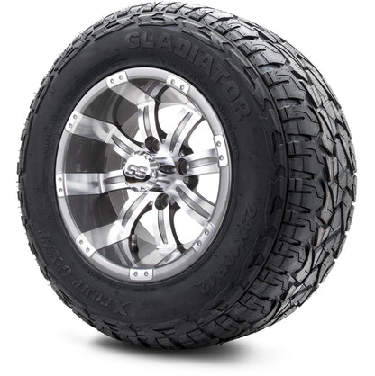 12" MODZ Tempest Gunmetal - Tire and Wheel Combo