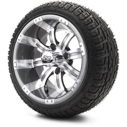 12" MODZ Tempest Gunmetal - Tire and Wheel Combo