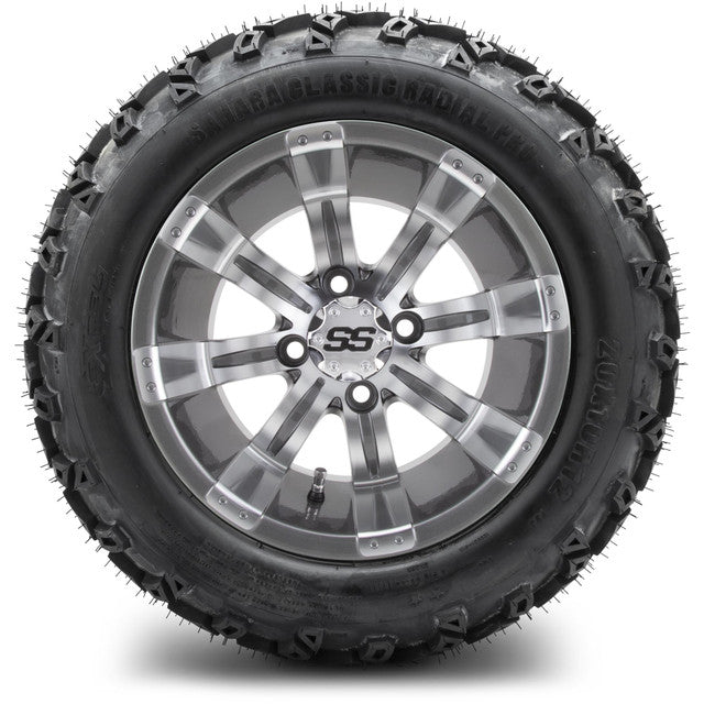 12" MODZ Tempest Gunmetal - Tire and Wheel Combo