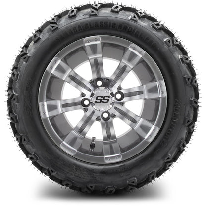 12" MODZ Tempest Gunmetal - Tire and Wheel Combo