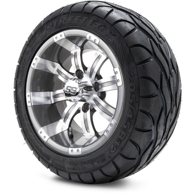 12" MODZ Tempest Gunmetal - Tire and Wheel Combo