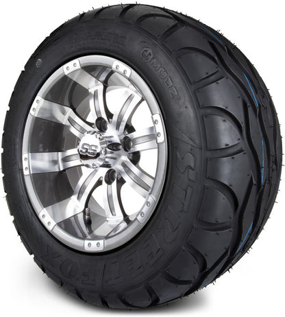 12" MODZ Tempest Gunmetal - Tire and Wheel Combo