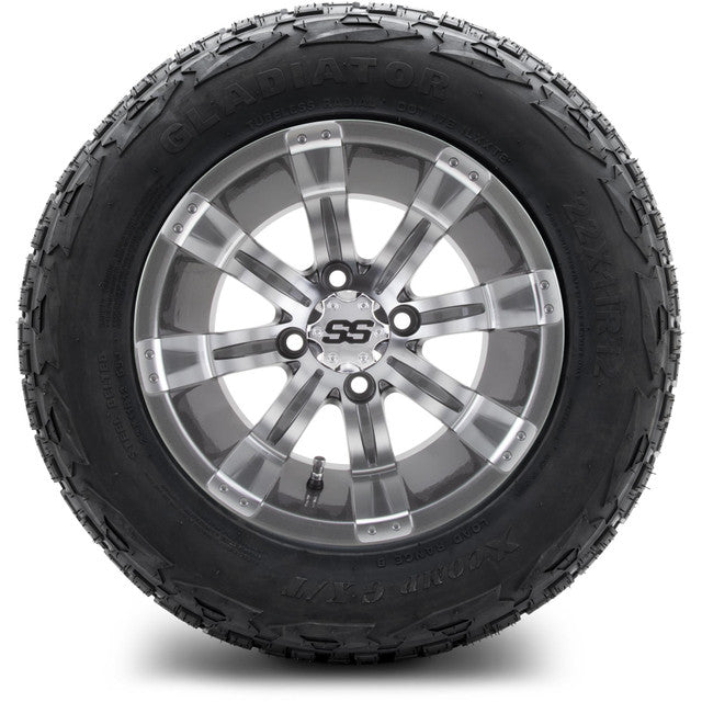 12" MODZ Tempest Gunmetal - Tire and Wheel Combo