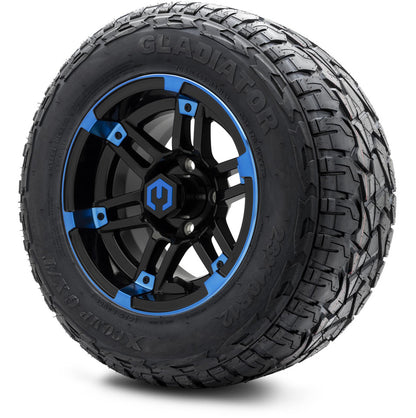 12" MODZ Aftershock Blue & Black - Tire and Wheel Combo