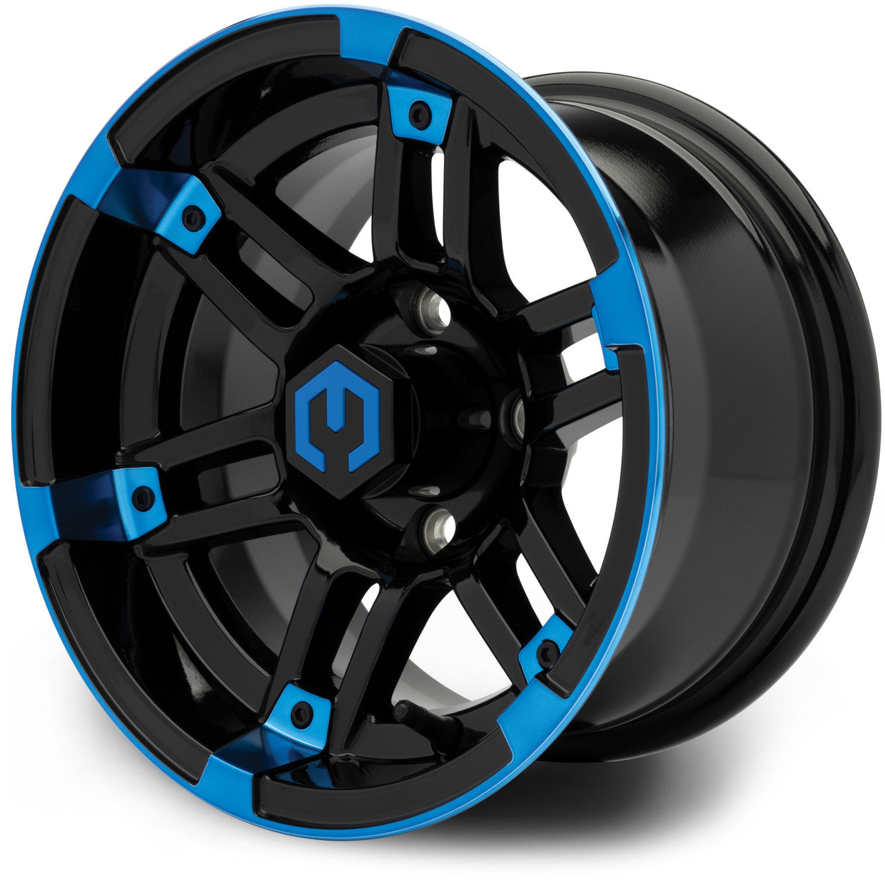 12" MODZ Aftershock Blue & Black - Tire and Wheel Combo