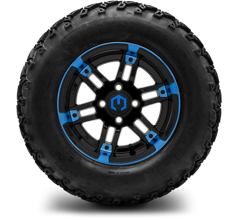 12" MODZ Aftershock Blue & Black - Tire and Wheel Combo