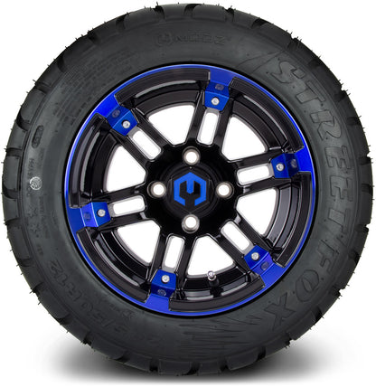 12" MODZ Aftershock Blue & Black - Tire and Wheel Combo