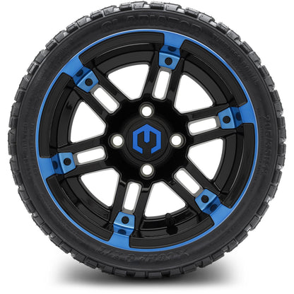 12" MODZ Aftershock Blue & Black - Tire and Wheel Combo