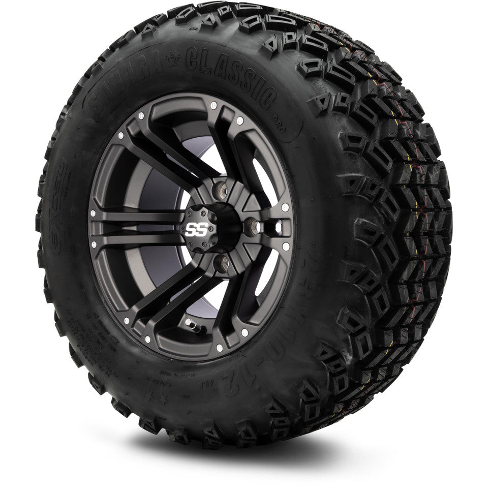 12" MODZ Enforcer Matte Black - Tire and Wheel Combo