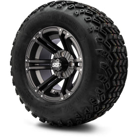12" MODZ Enforcer Matte Black - Tire and Wheel Combo