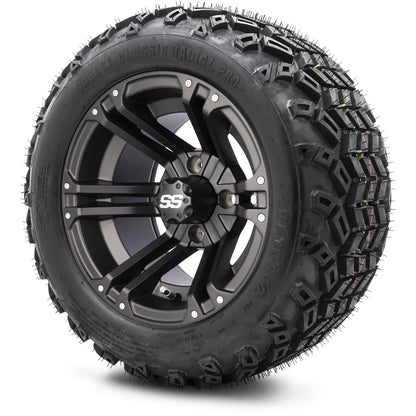 12" MODZ Enforcer Matte Black - Tire and Wheel Combo