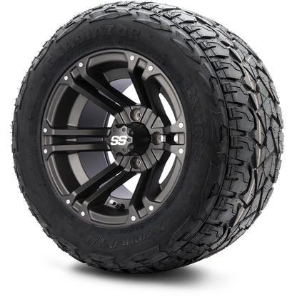 12" MODZ Enforcer Matte Black - Tire and Wheel Combo
