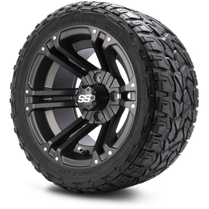 12" MODZ Enforcer Matte Black - Tire and Wheel Combo