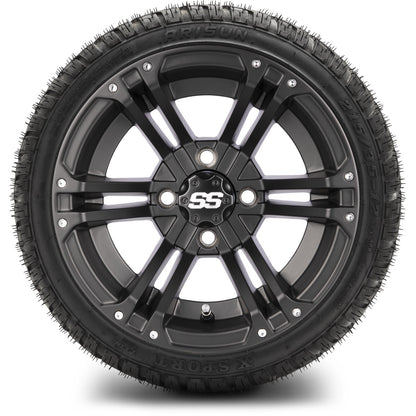 12" MODZ Enforcer Matte Black - Tire and Wheel Combo
