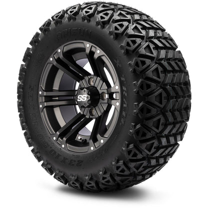 12" MODZ Enforcer Matte Black - Tire and Wheel Combo
