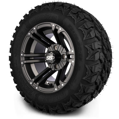 12" MODZ Enforcer Matte Black - Tire and Wheel Combo