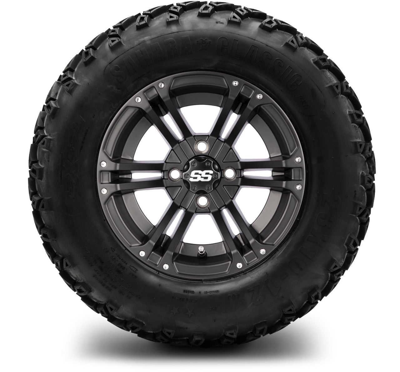 12" MODZ Enforcer Matte Black - Tire and Wheel Combo