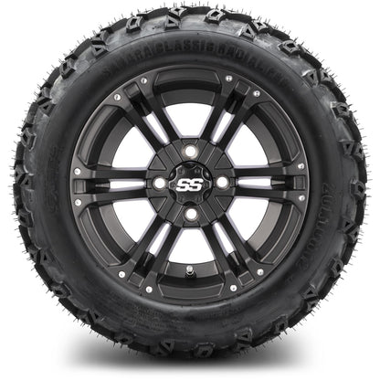 12" MODZ Enforcer Matte Black - Tire and Wheel Combo