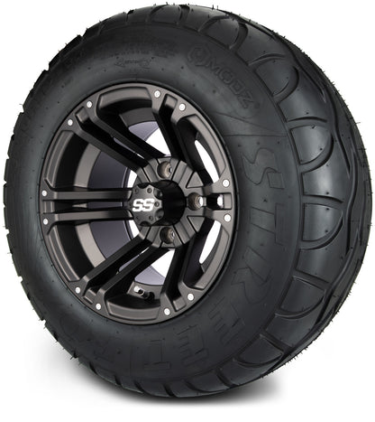 12" MODZ Enforcer Matte Black - Tire and Wheel Combo