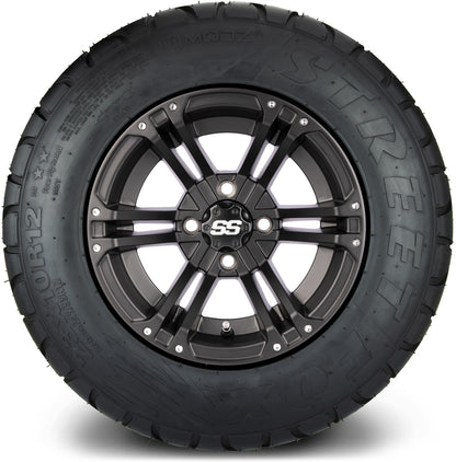 12" MODZ Enforcer Matte Black - Tire and Wheel Combo