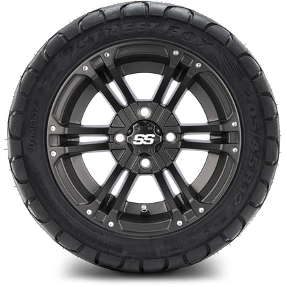 12" MODZ Enforcer Matte Black - Tire and Wheel Combo