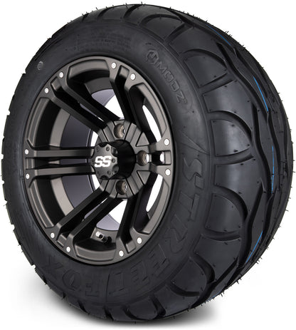 12" MODZ Enforcer Matte Black - Tire and Wheel Combo