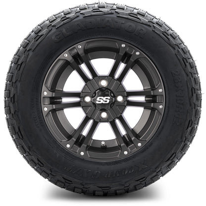 12" MODZ Enforcer Matte Black - Tire and Wheel Combo