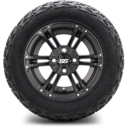12" MODZ Enforcer Matte Black - Tire and Wheel Combo