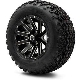 12" MODZ Mauler Glossy Black - Tire and Wheel Combo