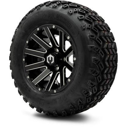 12" MODZ Mauler Glossy Black - Tire and Wheel Combo