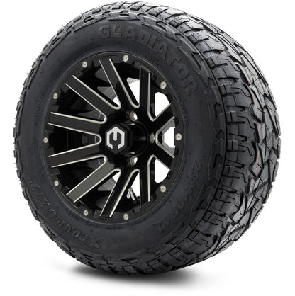 12" MODZ Mauler Glossy Black - Tire and Wheel Combo