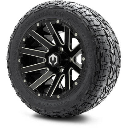 12" MODZ Mauler Glossy Black - Tire and Wheel Combo
