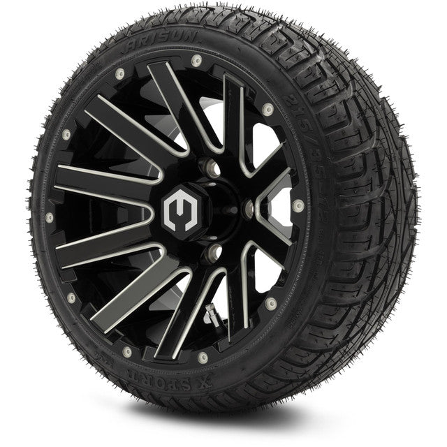 12" MODZ Mauler Glossy Black - Tire and Wheel Combo