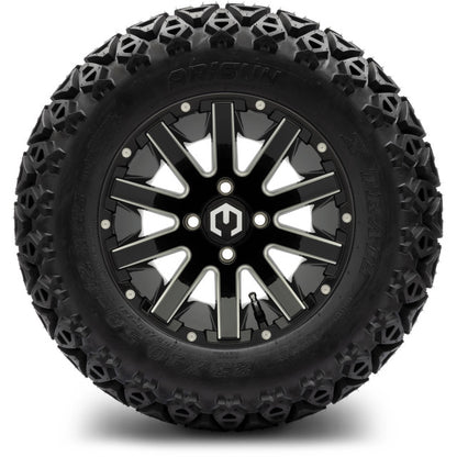 12" MODZ Mauler Glossy Black - Tire and Wheel Combo