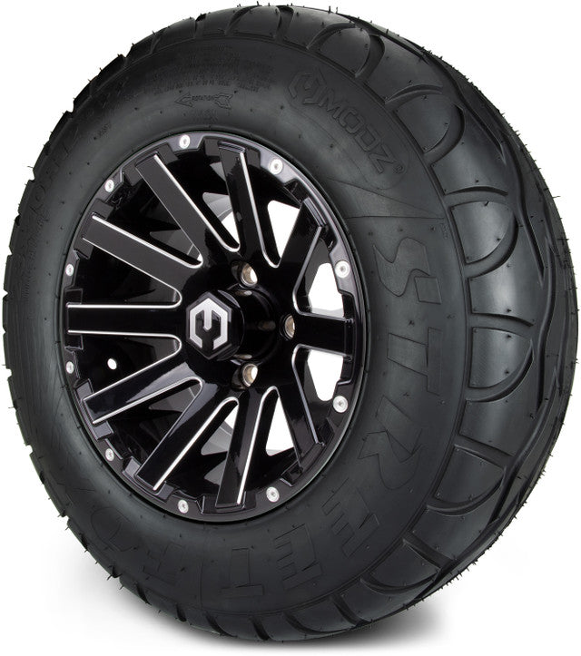 12" MODZ Mauler Glossy Black - Tire and Wheel Combo