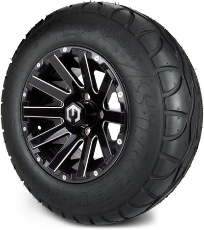 12" MODZ Mauler Glossy Black - Tire and Wheel Combo